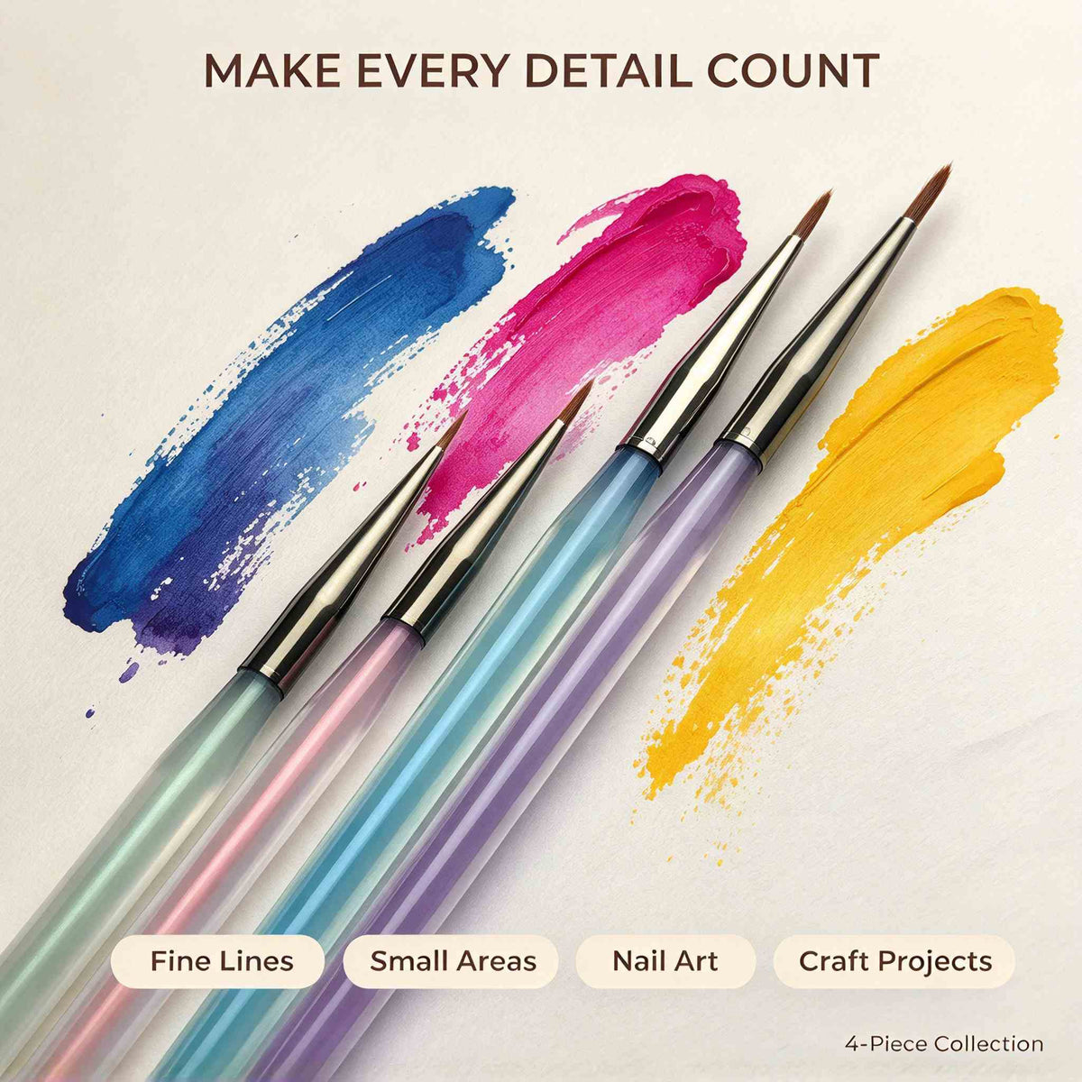 4 PCS Detail Brush Set