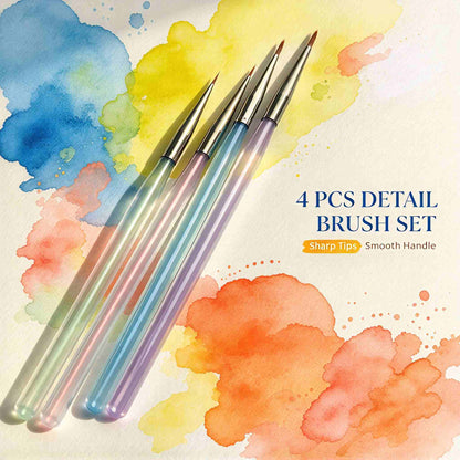 4 PCS Detail Brush Set