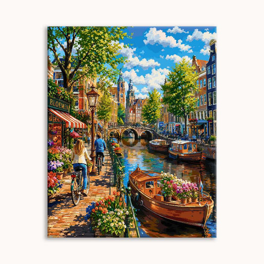 Amsterdam Canal Lane 1（36-80+colors）