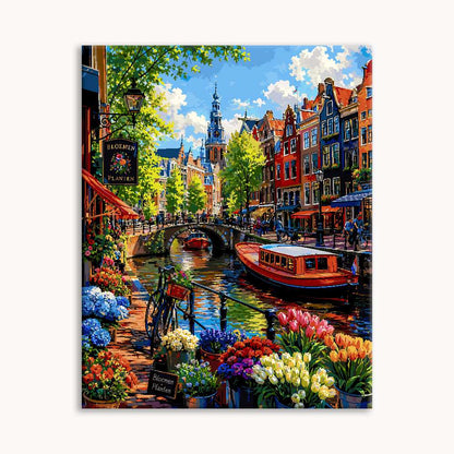 Amsterdam Canal Lane 2（36-80+colors）