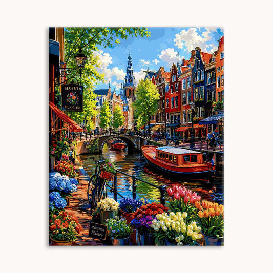 Amsterdam Canal Lane 2（36-80+colors）