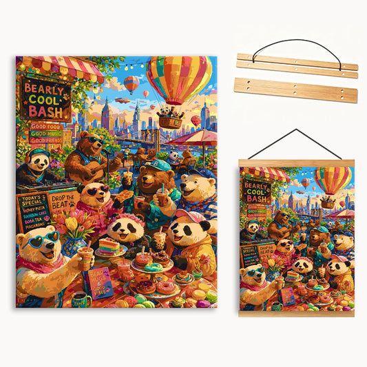 Animal Roof Party 2（36-60+colors） Paint By Numbers