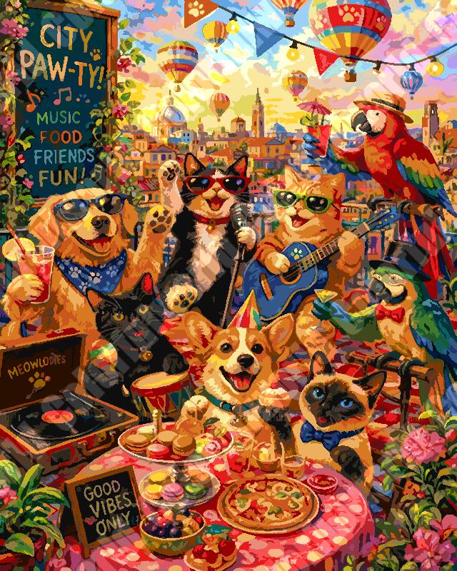 Animal Roof Party 5（36-80+colors）