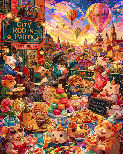 Animal Roof Party 1（36-60+colors）