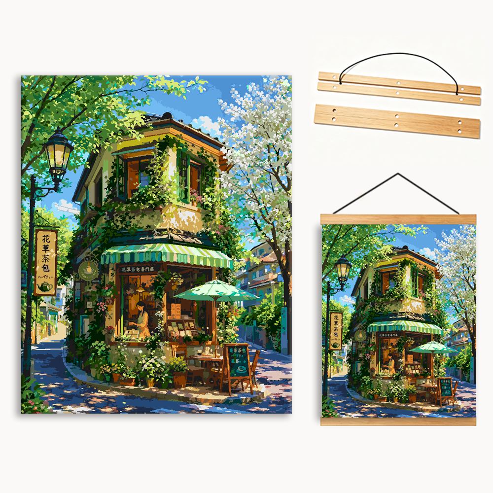 Anime Street Cove 1（36-60+colors）Paint By Numbers