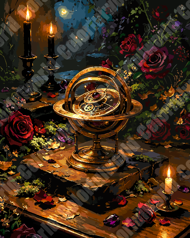Antique Astrolabe（36-80+colors）