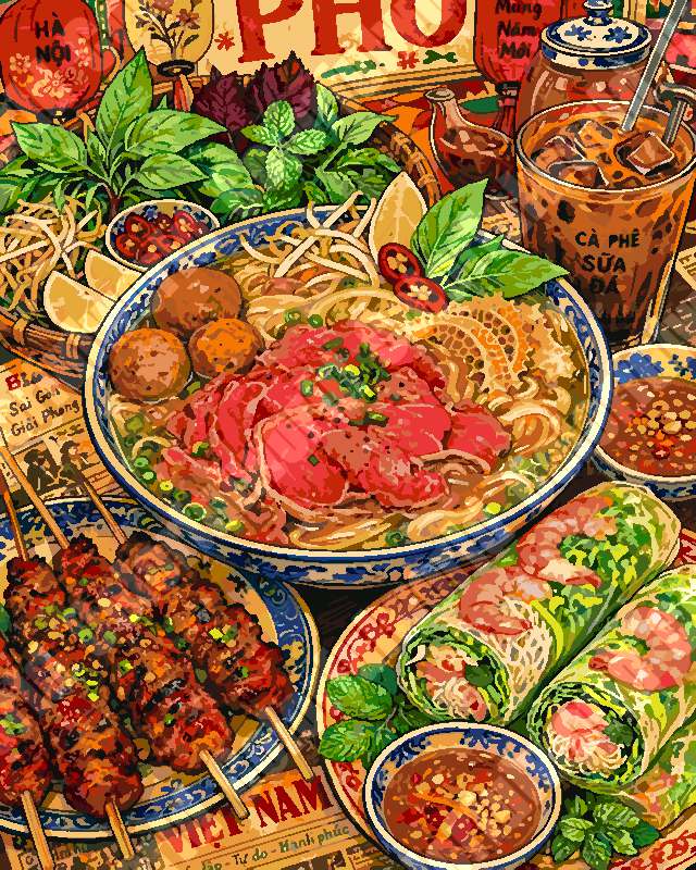 Asian Noodle Bowl（36-80+colors）