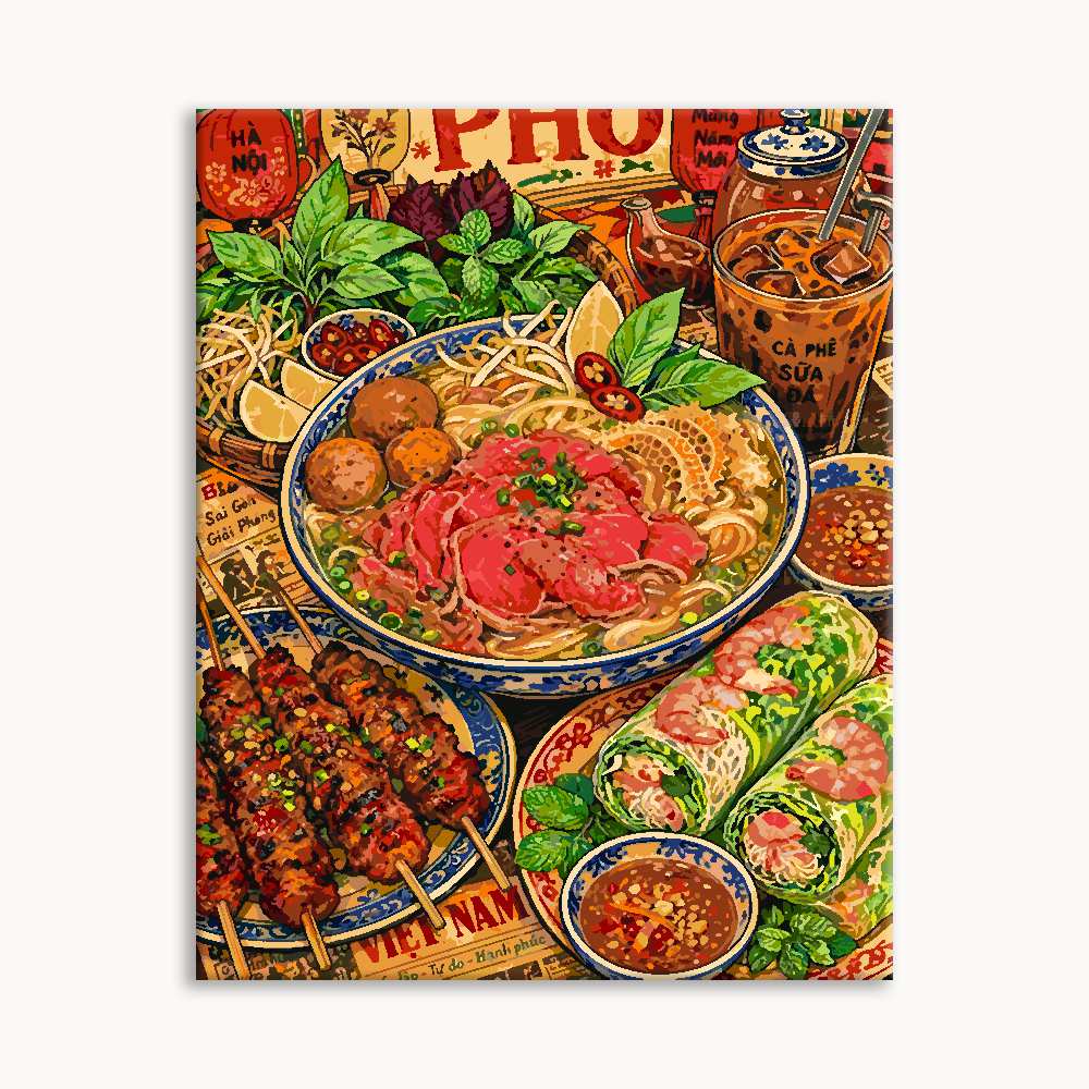 Asian Noodle Bowl（36-80+colors）