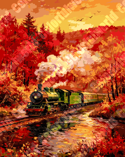 Autumn Rail Stream
