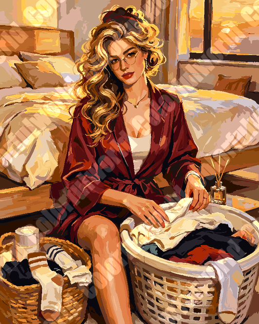 Bedroom Laundry Moment Paint By Numbers