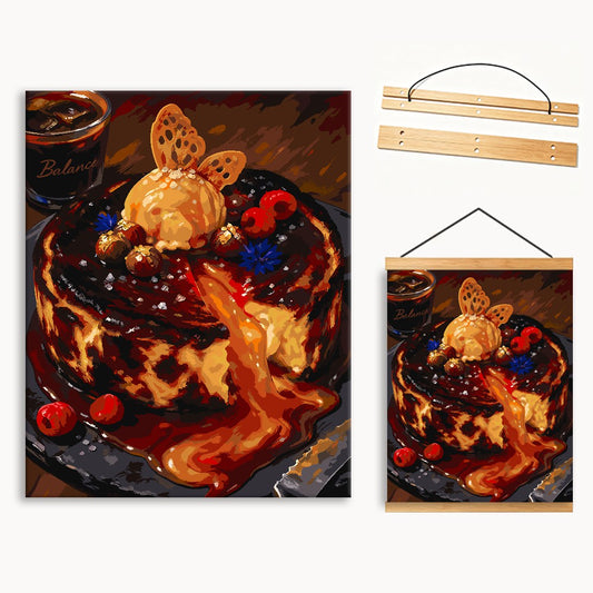Berry Baked Cheese Paint By Numbers