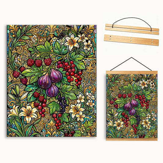 Berry Vine Canvas（36-60+colors）Paint By Numbers
