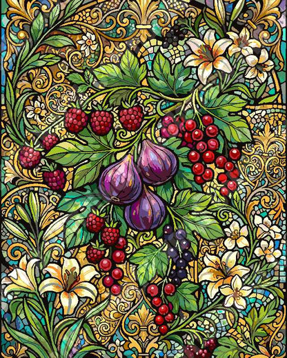 Berry Vine Canvas（36-60+colors）