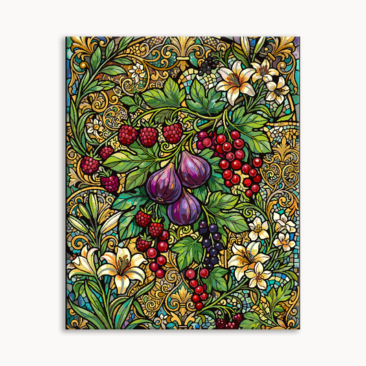 Berry Vine Canvas（36-60+colors）
