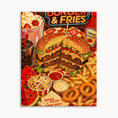 Burger Platter（36-80+colors）