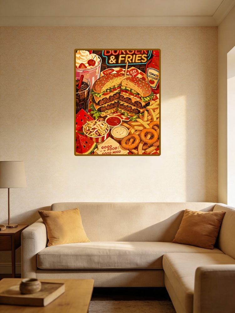 Burger Platter（36-80+colors）