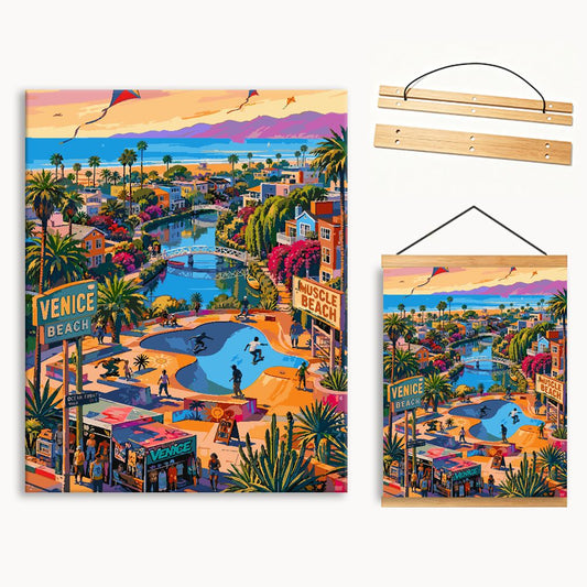 California Sunset 6（36-80+colors）Paint By Numbers