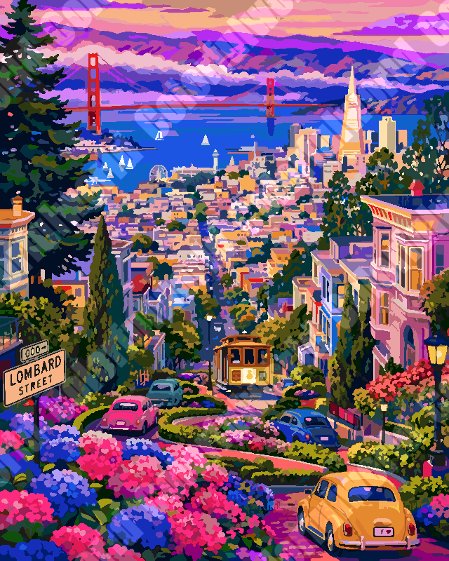 California Sunset 5（36-80+colors）