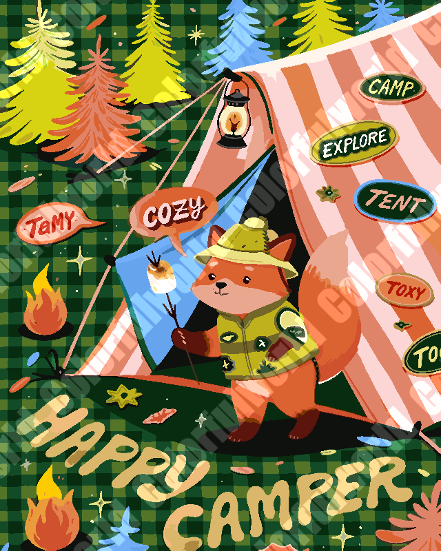 Camping Forest Critter