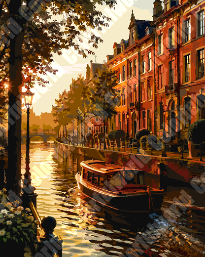 Canal Summer Dusk