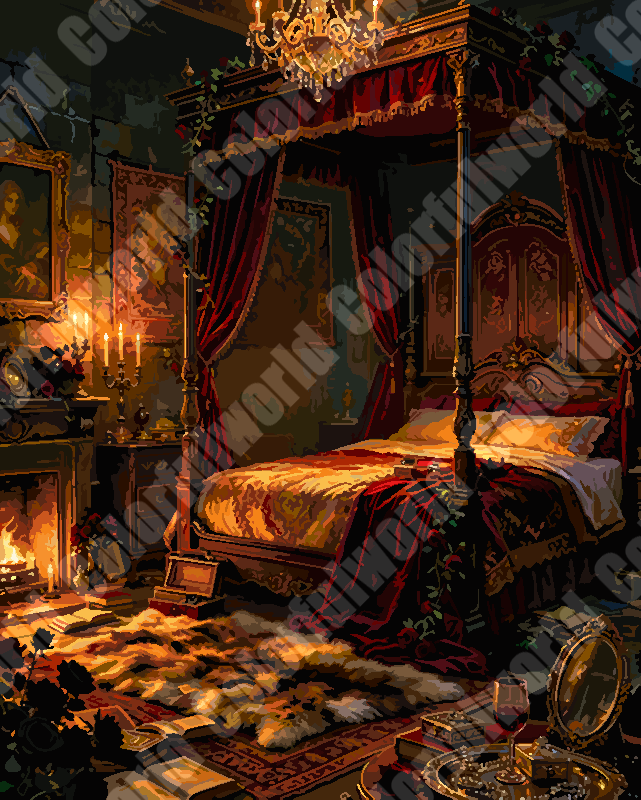 Candlelit Library（36-80+colors）