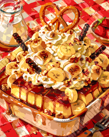 Caramel Waffle Stack