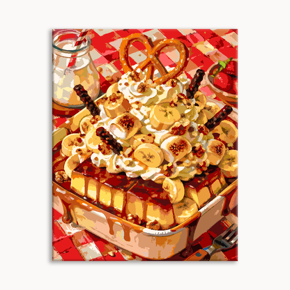 Caramel Waffle Stack