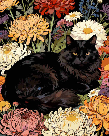 Cats and Flowers 10