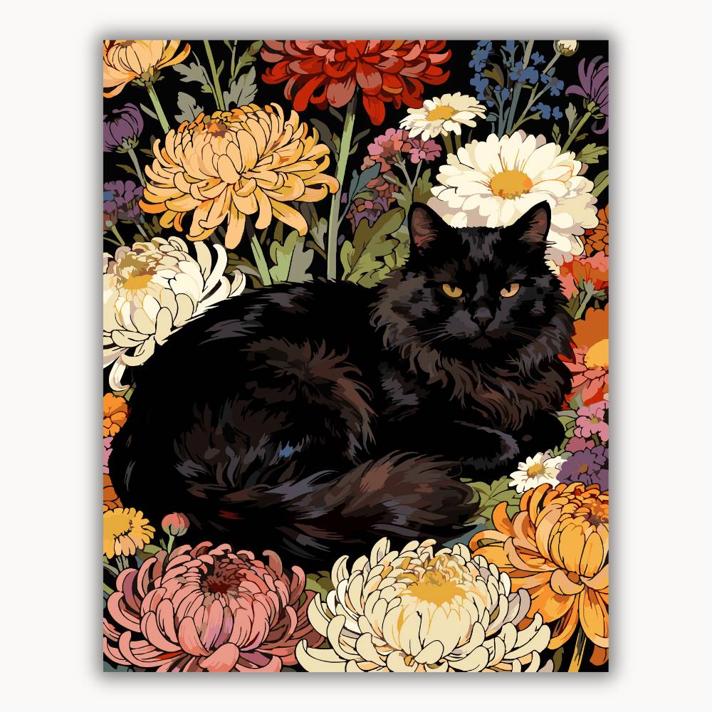 Cats and Flowers 10