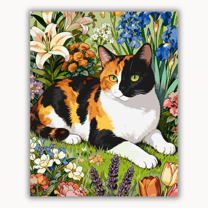 Cats and Flowers 1