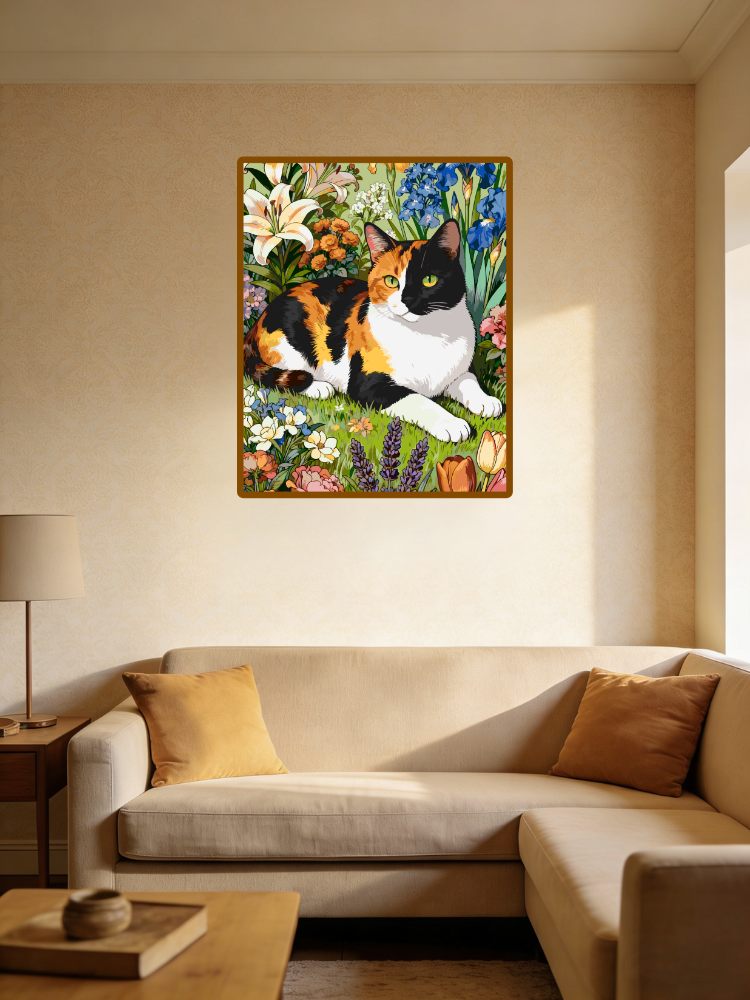 Cats and Flowers 1