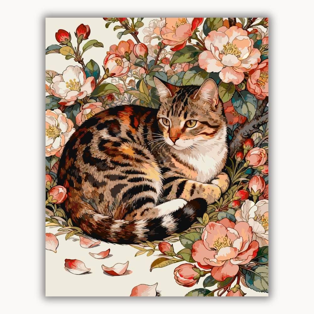 Cats and Flowers 4