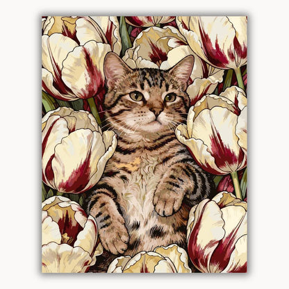 Cats and Flowers 5