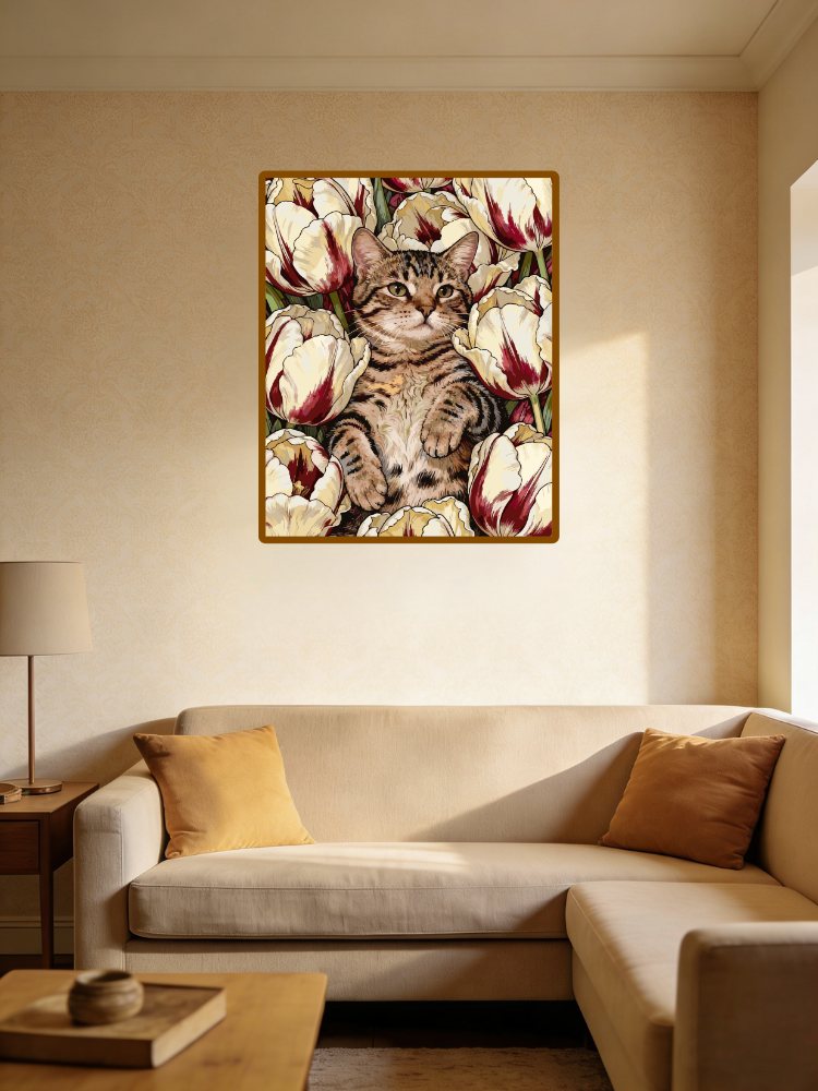 Cats and Flowers 5