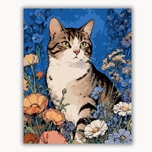 Cats and Flowers 6