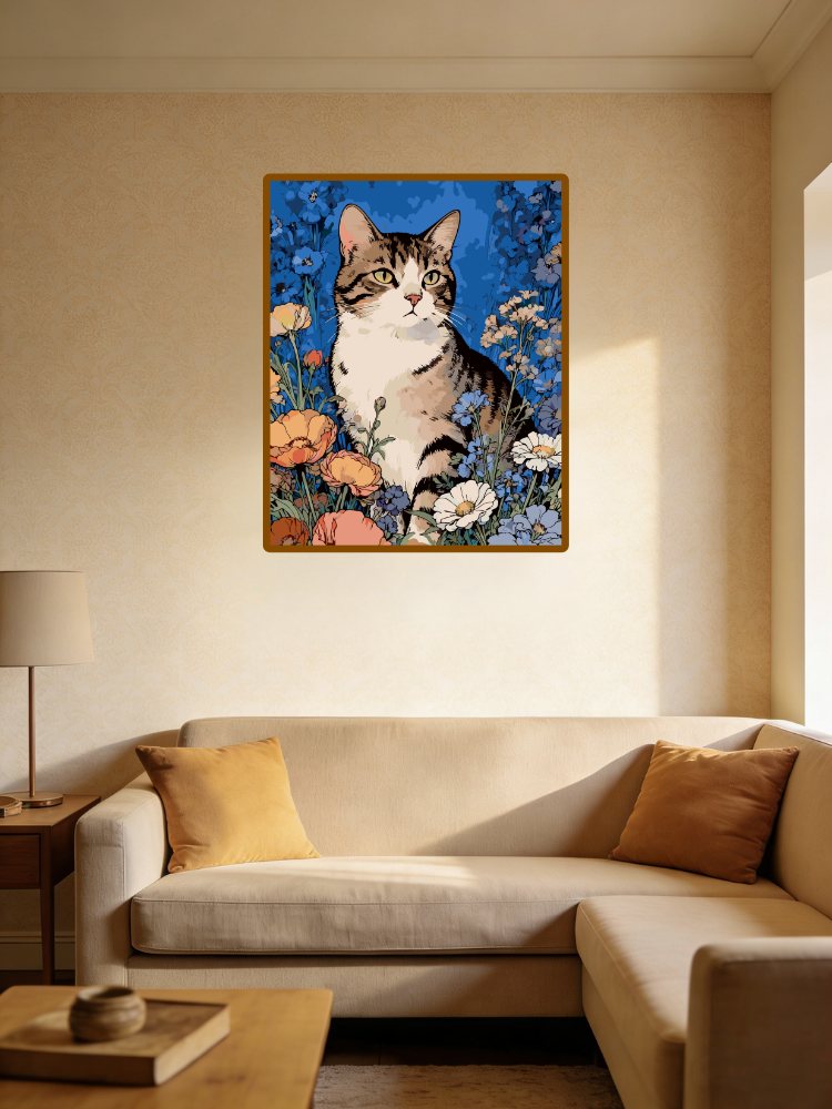 Cats and Flowers 6