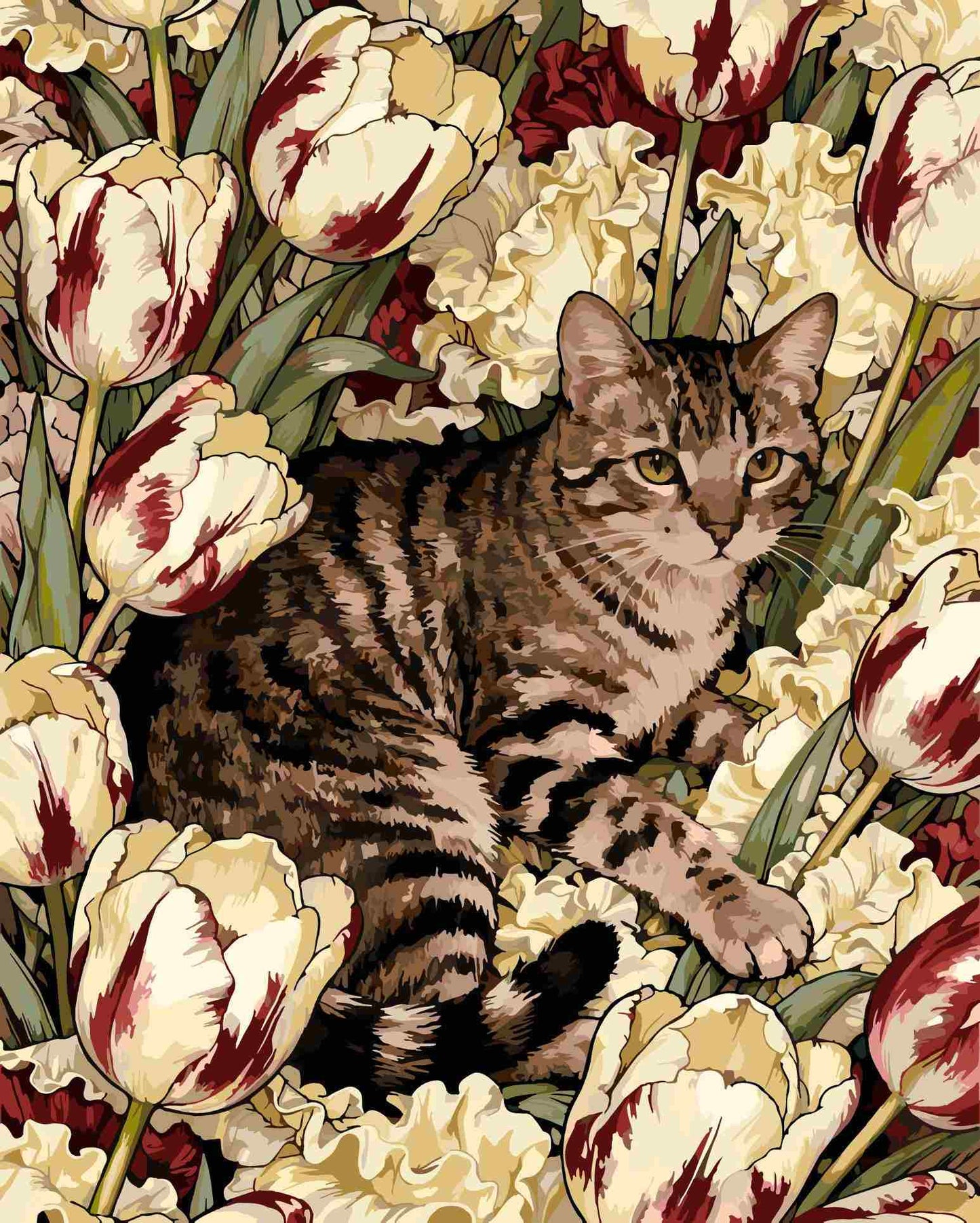 Cats and Flowers 7