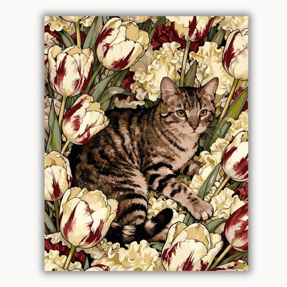 Cats and Flowers 7
