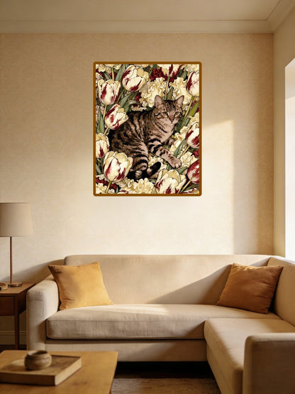 Cats and Flowers 7