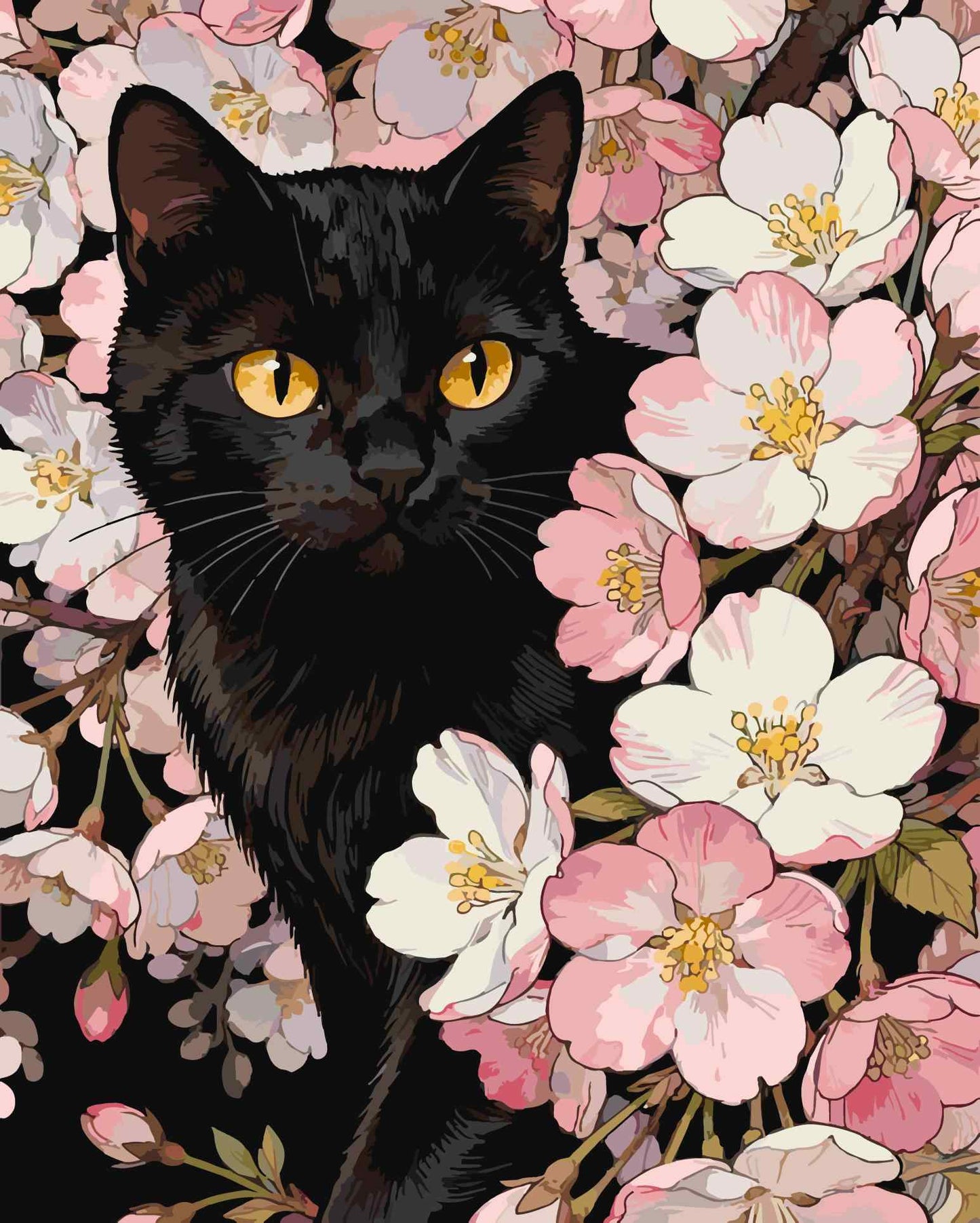 Cats and Flowers 8