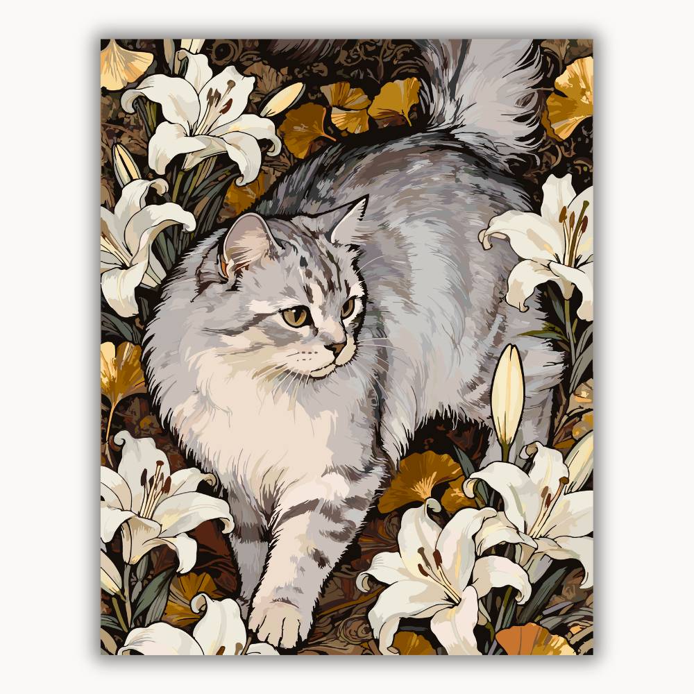 Cats and Flowers 9