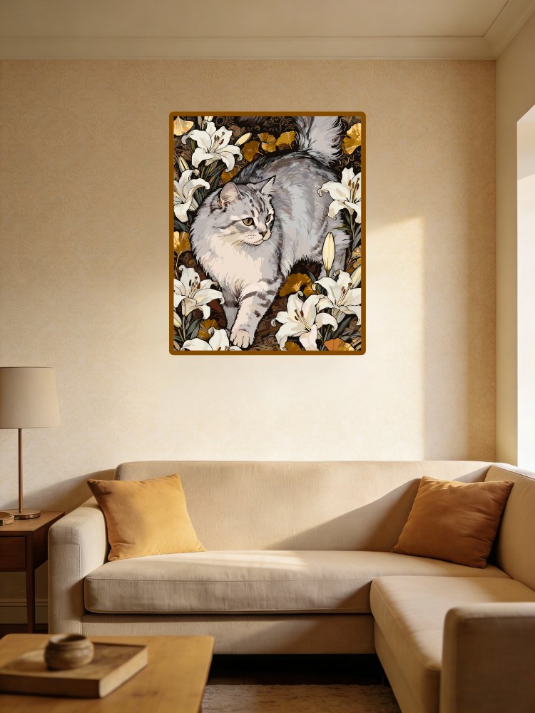 Cats and Flowers 9