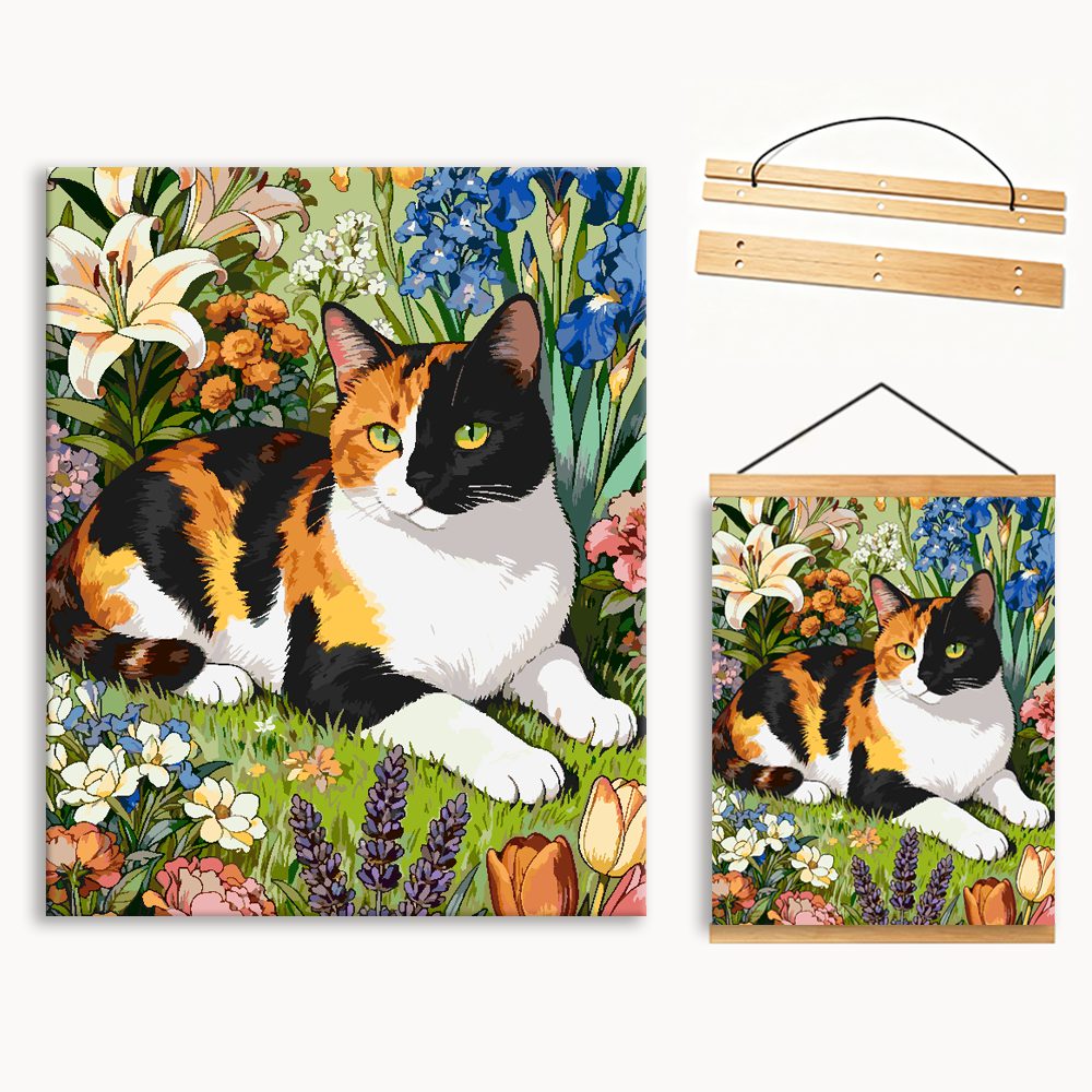 Cats and Flowers 1