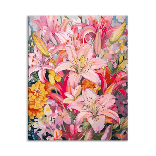 Cluster of Lilies 1（36-60+colors）