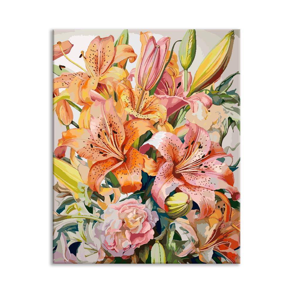 Cluster of Lilies 3（36-60+colors）