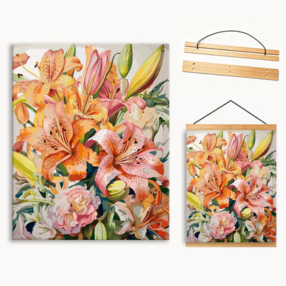 Cluster of Lilies 3（36-60+colors）Paint By Numbers