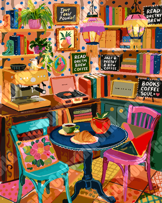 Colorful Tea Bistro 1（36-60+colors）