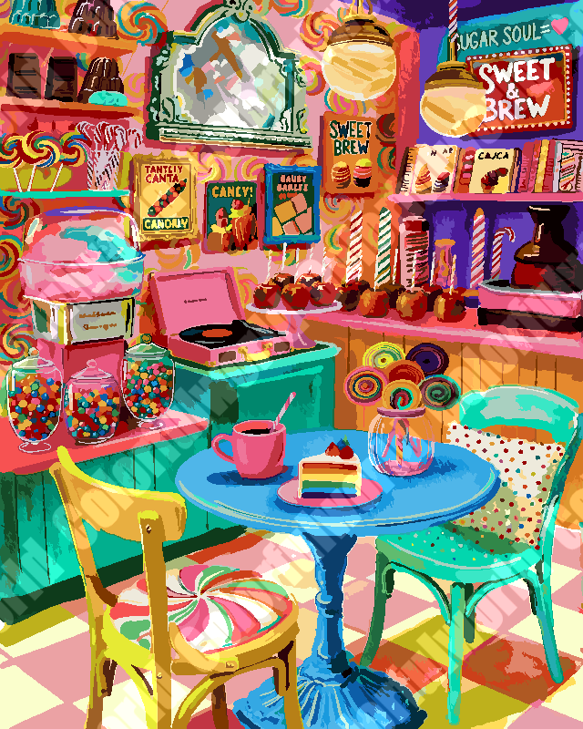 Colorful Tea Bistro 5（36-60+colors）