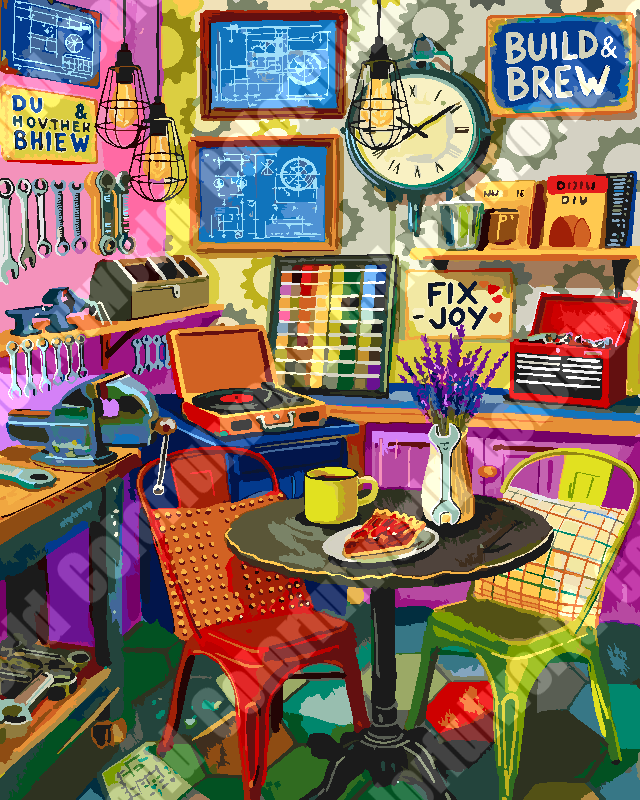 Colorful Tea Bistro 6（36-60+colors）