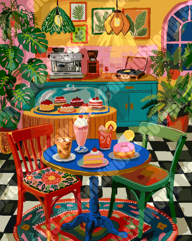 Colorful Tea Bistro 8（36-60+colors）